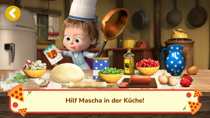 Screenshot 2 von Mascha und der Bär: Pizzeria!