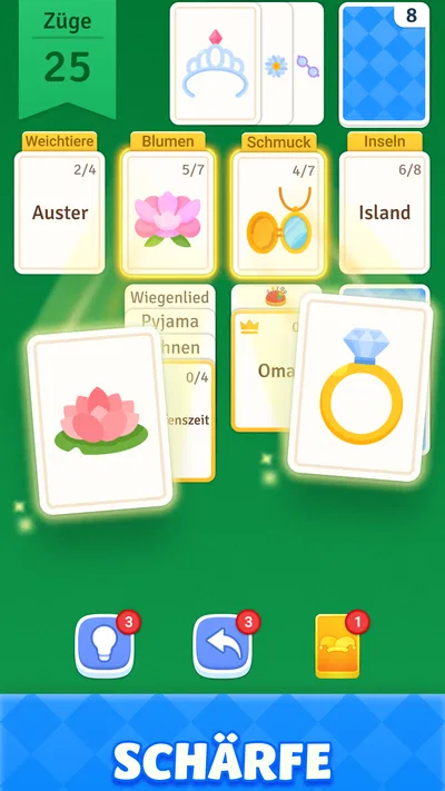 Screenshot 1 von Solitaire Associations Journey