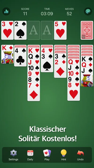 Screenshot 1 von Solitär Kartenspiele Solitaire