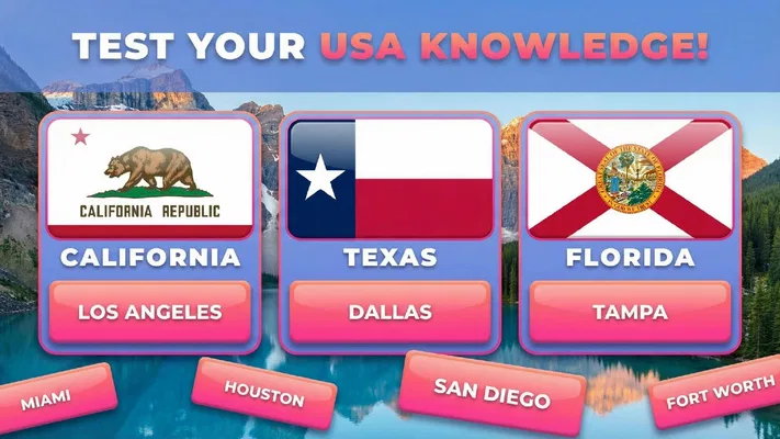 IQ & brain test: Triviascapes screenshot 1