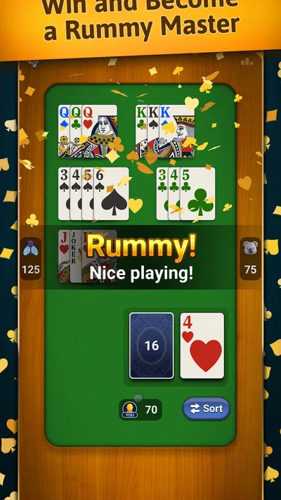 Screenshot 1 von Rummy - Classic Card Game