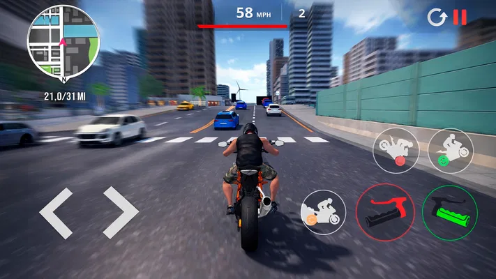 Capture d’écran 1 de Motorcycle Real Simulator