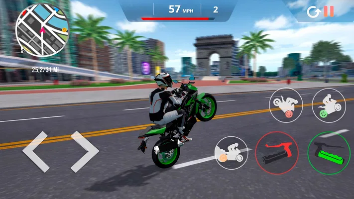 Capture d’écran 2 de Motorcycle Real Simulator
