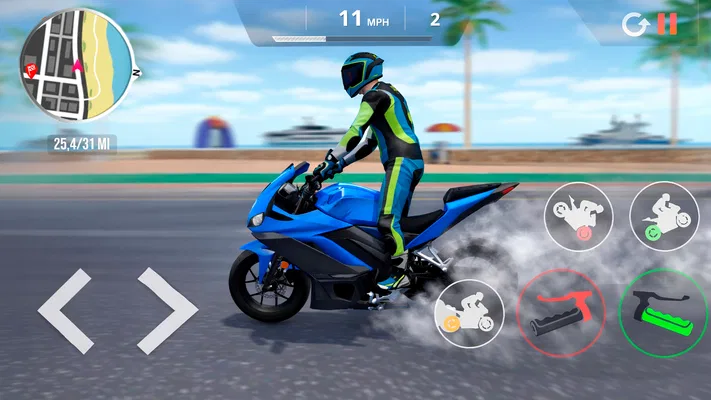 Capture d’écran 5 de Motorcycle Real Simulator