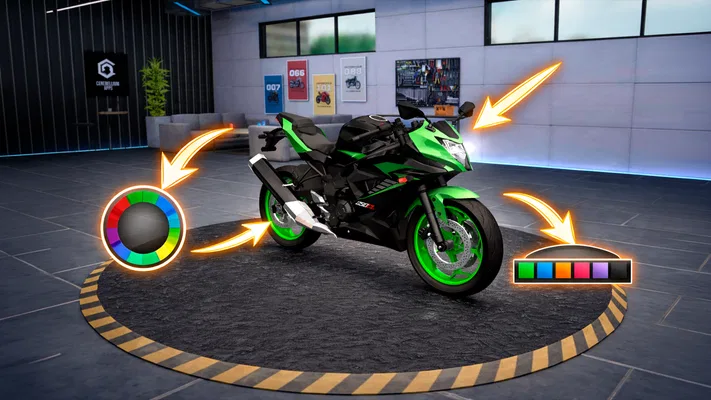 Capture d’écran 7 de Motorcycle Real Simulator