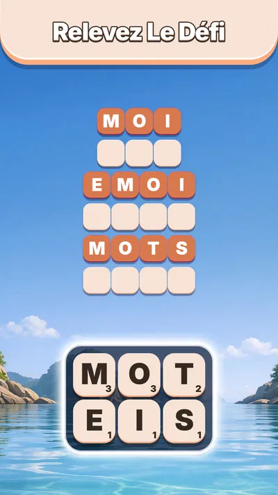 Capture d’écran 1 de Word Tiles: Jeux de lettres