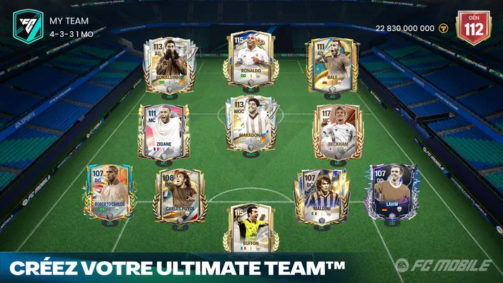 Capture d’écran 6 de EA SPORTS FC™ Football Mobile