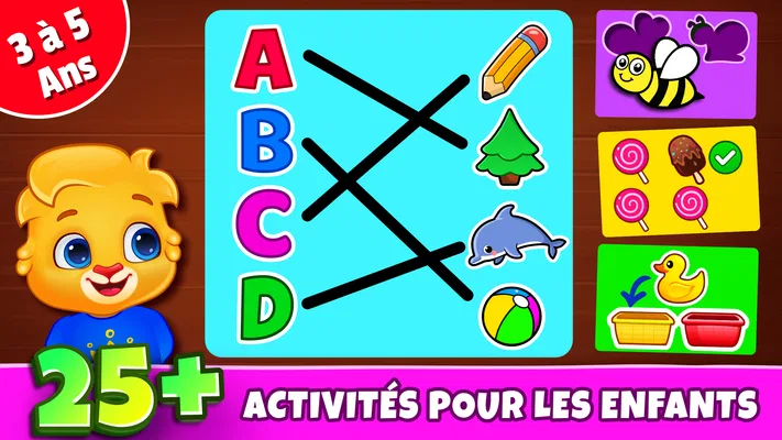 Capture d’écran 1 de Jeux pour enfants: 3 à 7 ans
