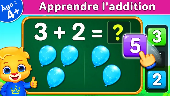 Capture d’écran 1 de Jeux de maths Enfants