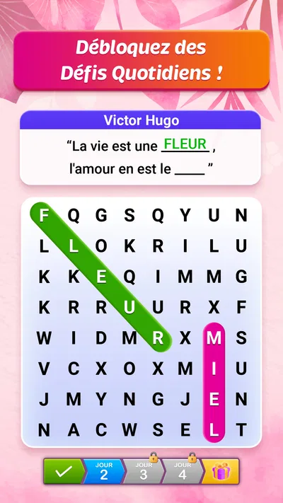 Capture d’écran 3 de Mots Mêlés - Jeu de Mots