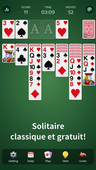 Capture d’écran 1 de Solitaire - Jeux de Cartes